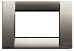 Vimar Placa ornament 3 module Vimar(Idea)metal black chrome (16733.31)