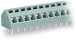 Wago PCB terminal block; 2.5 mm2; Pin spacing 5/5.08 mm; 3-pole; CAGE CLAMP®; commoning option; 2, 50 mm2; gray (236-403)