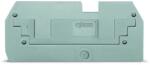 Wago Step-down cover plate; 1 mm thick; only for 2-conductor 283-901 terminal block; gray (283-357)