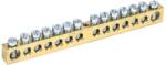 Iek Neutral bus bars with Izolators 8x12mm 14/1 (14 groups /fixture on the center) (YNN20-14-100)