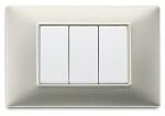 Vimar Placa ornament 1modul Vimar(Plana) matt nickel (14641.21)