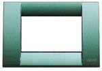Vimar Placa ornament 3 module Vimar(Idea)metal irid. petroleum (16733.29)