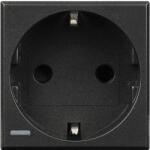 Bticino Priza standard german 2P+T Axolute - Antracit - 2 module (HS4141W)