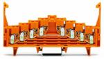 Wago 4-level same potential terminal block; for 35 x 7.5 mounting rail; 1, 50 mm2; light gray (727-227/023-000)