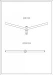 Solentis Brat Dublu Drept 180° 1.5m (EL0029807)