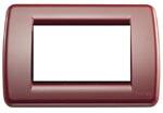 Vimar Placa ornament 3 module Rondo Vimar(Idea)techn. ruby red (16763.07)