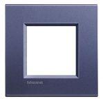 Bticino Placa Ornament, 2 Module, Violet, Living Light, Bticino (lna4802cb)