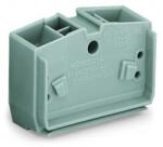 Wago 4-conductor center terminal block; without push-buttons; 2.5 mm2; CAGE CLAMP®; 2, 50 mm2; gray (264-351)