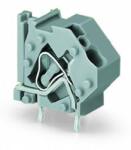 Wago Stackable PCB terminal block; 4 mm2; Pin spacing 10 mm; 1-pole; suitable for Ex-i applications; CAGE CLAMP®; commoning option; 4, 00 mm2; blue (745-824)