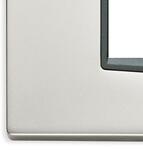 Vimar Placa ornament 7 module Vimar(Eikon)Galv. satin chrome (20657.23)