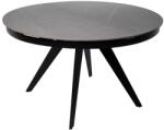 Somcasa Szürke kihúzható étkezőasztal Somcasa Luna 130/180 x 130 cm (00MS212616)