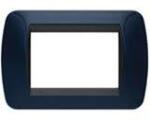 Bticino Placa Ornament 3 Module Albastru Inchis Bticino Living (l4803bd)