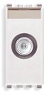 Vimar Priza coaxiala de trecere TV-RD-SAT Vimar(Eikon) alb (20300.10.B)