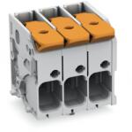 Wago PCB terminal block; lever; 6 mm2; Pin spacing 7.5 mm; 6-pole; Push-in CAGE CLAMP®; 6, 00 mm2; gray (2606-1106/010-000)