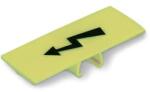 Wago Protective warning marker; with high-voltage symbol, black; yellow (285-440)