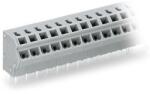Wago 2-conductor PCB terminal block; 0.75 mm2; Pin spacing 5/5.08 mm; 6-pole; PUSH WIRE®; 0, 75 mm2; gray (254-156)