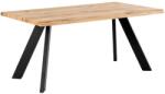 sømcasa Tölgy étkezőasztal Somcasa Lucina 180 x 95 cm fekete alappal (00MS208407)