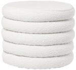 Somcasa Fehér bouclé Somcasa Harry puff - 40 cm (00PF202402)