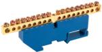 Iek Neutral bus bar with DIN-Izolator SHNI-6x9-18-D-S (YNN10-69-18D-K07)
