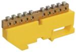 Iek Neutral bus bar with DIN-Izolator SHNI-8x12-22-D-ZH (YNN10-812-22D-K05)