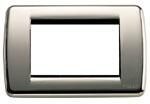 Vimar Placa ornament 3 module Rondo Vimar(Idea)metal black chrome (16753.31)