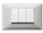 Vimar Placa ornament 1modul Vimar(Plana) brushed aluminium (14641.81)