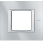 Bticino Rama dreptunghiulara Axolute aluminiu monocrom 2 module - Aluminiu (HA4802HC)