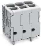 Wago PCB terminal block; 6 mm2; Pin spacing 7.5 mm; 10-pole; Push-in CAGE CLAMP®; 6, 00 mm2; gray (2626-3110/020-000)
