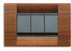 Vimar Placa ornament 3 module Vimar(Idea)wood mahogany (16733.58)