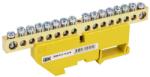 Iek Neutral bus bar with DIN-Izolator SHNI-8x12-16-D-ZH (YNN10-812-16D-K05)