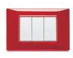 Vimar Placa ornament 2 module Vimar(Plana) Reflex ruby (14642.51)