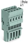 Wago 1-conductor female plug; 4 mm2; 13-pole; 4, 00 mm2; gray (769-113)