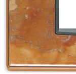 Vimar Placa ornament 2 module Vimar(Eikon) Stone Asiago red (20642.55)
