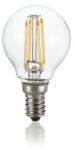 Ideal Lux Bec LED Sfera transparent, dulie E14, 4 W - 3000 K, lumina calda (101200 IDEAL LUX)