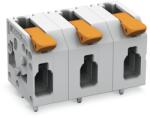 Wago PCB terminal block; lever; 4 mm2; Pin spacing 11.5 mm; 10-pole; Push-in CAGE CLAMP®; 4, 00 mm2; gray (2604-1510)