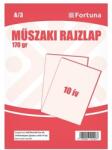 Fortuna Rajzlap műszaki A/3 10ív/csomag 180gr FORTUNA