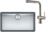 Franke Set Franke chiuveta Inox Mythos MYX 210-70 + baterie Active Twist (127.0673.497)