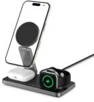 Tech-Protect A47 MagSafe vezeték nélküli töltő mobil / AirPods / Apple Watch 15W, fekete