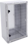  PLASTIC BOARD ABS 500x400x245 TRANSPARENT DOOR (5314050245T)