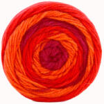  Sweet roll cake, színátmenetes fonal 140g 1047-09 Piros árnyalat