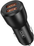 XO CC55 autós töltő 2x USB-A 30W - fekete