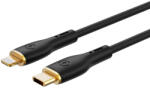 WIWU YQ01 Type-C - Lightning kábel 30W 1.2m - fekete