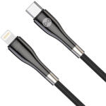 Forever Sleek Type-C - Lightning kábel 27W 1m - fekete