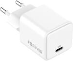 Forever TC-08-20C hálózati töltő 1xUSB-C csatlakozással GaN PD QC 20W - fehér