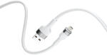 Forever Flexible USB-A - Lightning kábel 2.4A 1m - fehér