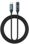 BWOO Braided Type-C - Lightning kábel 27W 1m