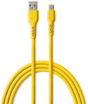 Colorum CK60-AC-05 USB-A - Type-C kábel 3A 1.8m - sárga