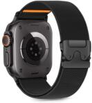 Tech-Protect Nylon Clasp curea pentru Apple Watch 44/45/46/49mm, black