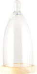 Clayre & Eef Platou decorativ lemn sticla 14x29 cm (6GL3007) Tava