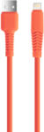 Setty KSA-L-1.523 USB-A - Lightning kábel 2.1A 1.5m - narancssárga